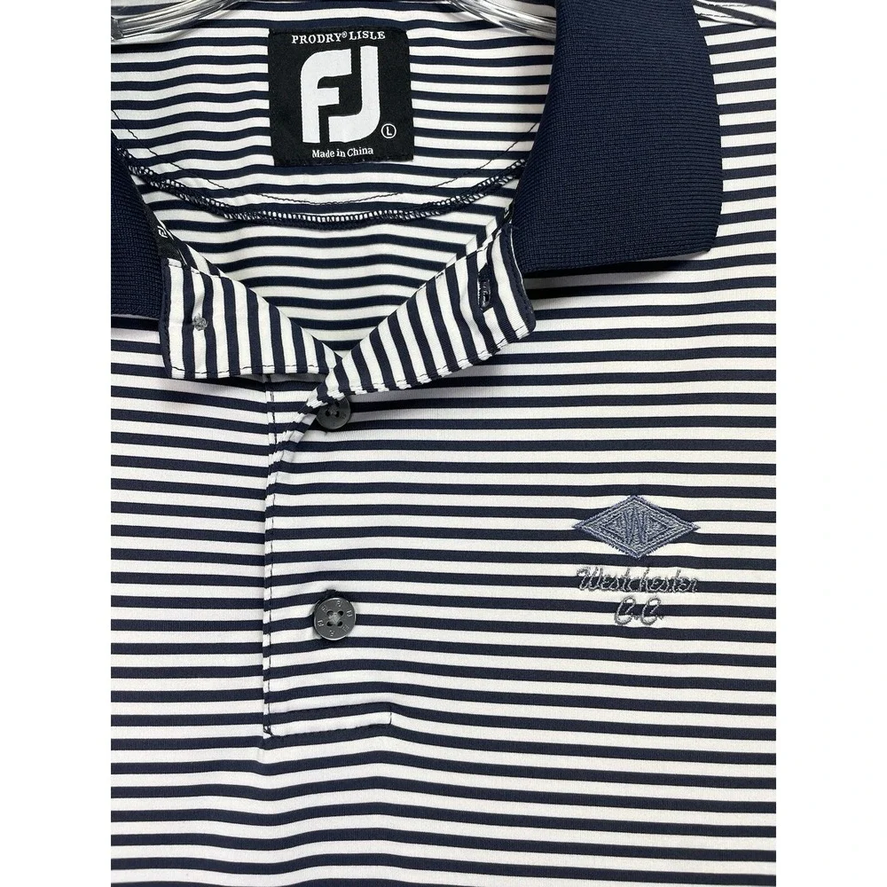 FJ /Westchester C. C.Embroidered Mens Sz Large Golf Polo Shirt (W2) NW/OTs - Picture 5 of 7